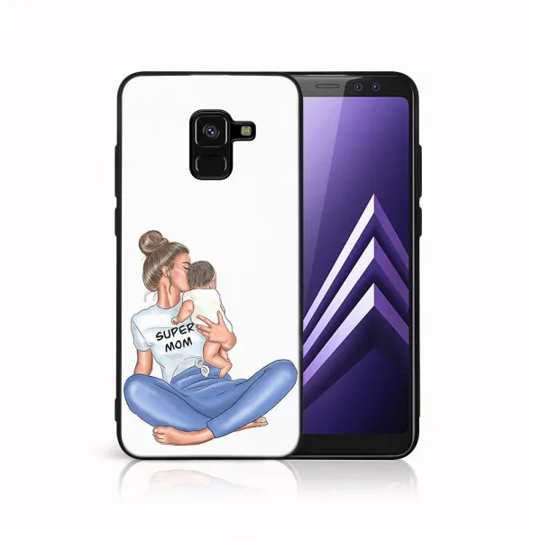 MY ART Ochranný kryt pre Samsung Galaxy A8 2018 (A530) SUPERMOM (112)