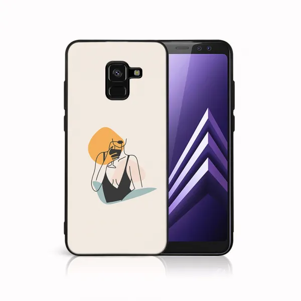 MY ART Ochranný kryt pre Samsung Galaxy A8 2018 (A530) WOMAN (197)
