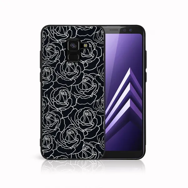 MY ART Ochranný kryt pre Samsung Galaxy A8 2018 (A530) ROSES (172)