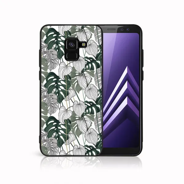 MY ART Ochranný kryt pre Samsung Galaxy A8 2018 (A530) LEAF (175)