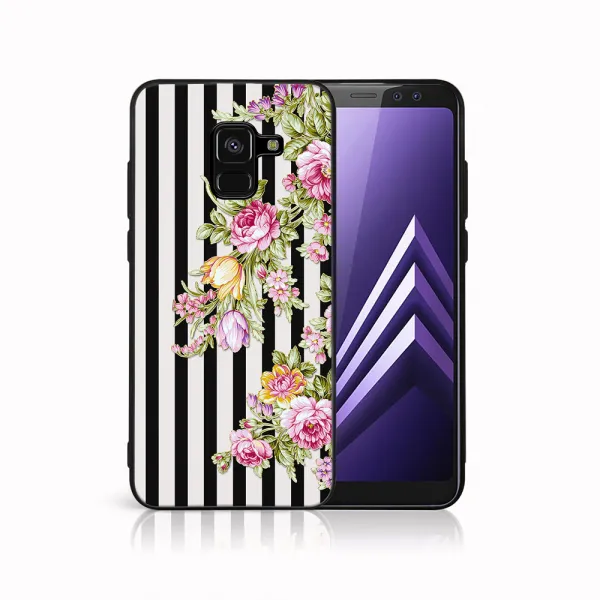 MY ART Ochranný kryt pre Samsung Galaxy A8 2018 (A530) STRIPS (176)