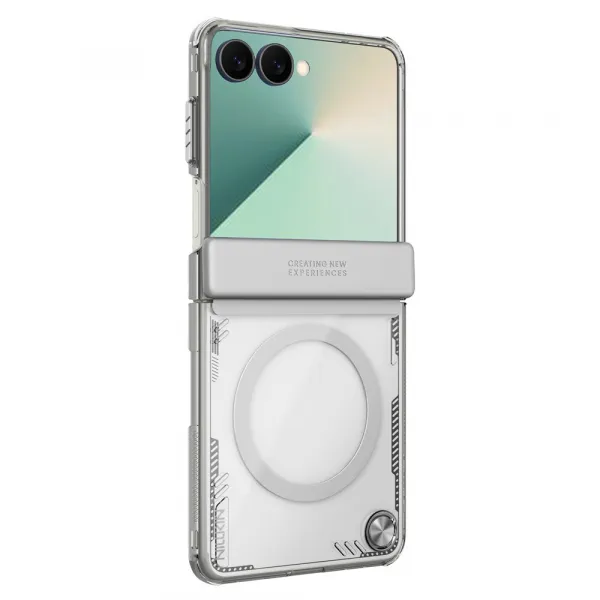 NILLKIN ICEBLADE Ochranný kryt s MagSafe Samsung Galaxy Z Flip7 5G priehľadný