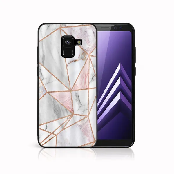 MY ART Ochranný kryt pre Samsung Galaxy A8 2018 (A530) PINK MARBLE (143)
