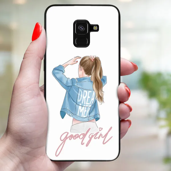 MY ART Ochranný kryt pre Samsung Galaxy A8 2018 (A530) GOOD GIRL (130)