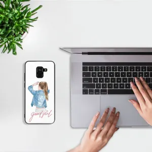 MY ART Ochranný kryt pre Samsung Galaxy A8 2018 (A530) GOOD GIRL (130)