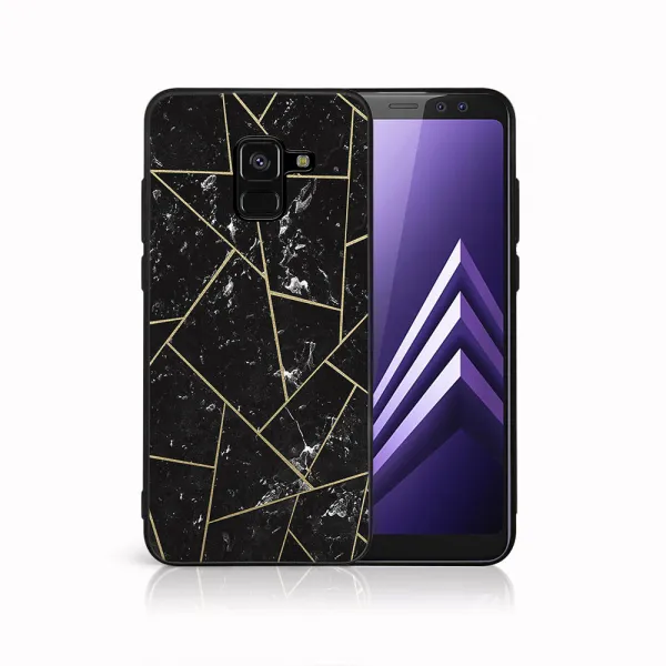 MY ART Ochranný kryt pre Samsung Galaxy A8 2018 (A530) POLYGONAL (150)