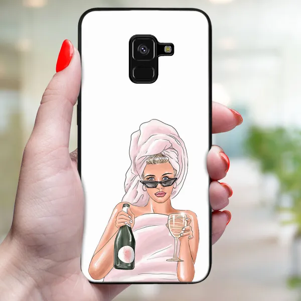 MY ART Ochranný kryt pre Samsung Galaxy A8 2018 (A530) CHAMPAGNE (134)