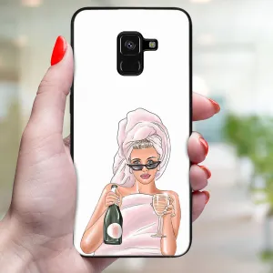MY ART Ochranný kryt pre Samsung Galaxy A8 2018 (A530) CHAMPAGNE (134)