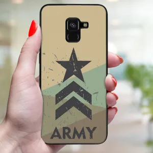 MY ART Ochranný kryt pre Samsung Galaxy A8 2018 (A530) ARMY (236)