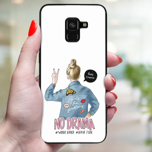 MY ART Ochranný kryt pre Samsung Galaxy A8 2018 (A530) NO DRAMA (138)