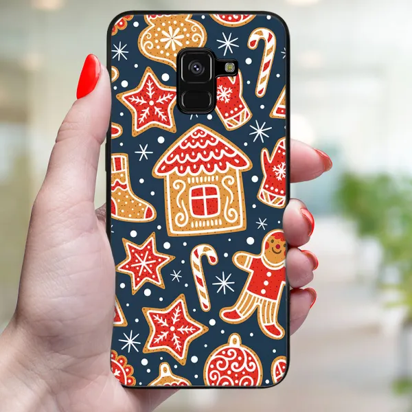 MY ART Kryt s vianočným dizajnom Samsung Galaxy A8 2018 (A530) CHRISTMAS (069)
