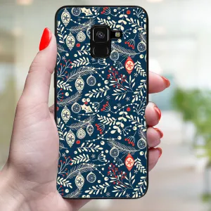 MY ART Kryt s vianočným dizajnom Samsung Galaxy A8 2018 (A530) MISTLETOE (070)