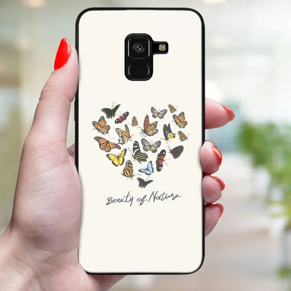 MY ART Ochranný kryt pre Samsung Galaxy A8 2018 (A530) BUTTERFLIES (240)