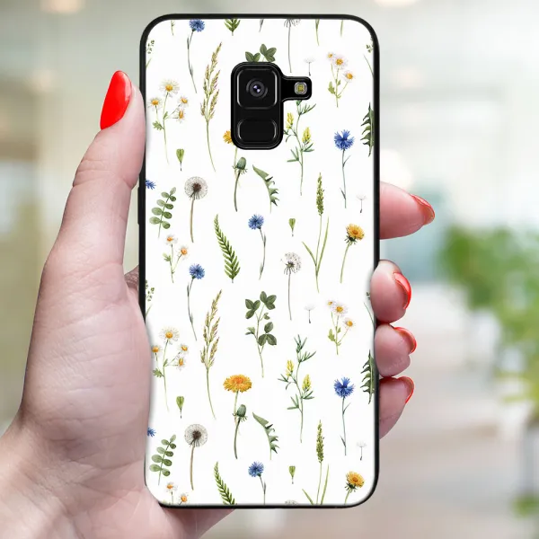 MY ART Ochranný kryt pre Samsung Galaxy A8 2018 (A530) WILDFLOWER (153)