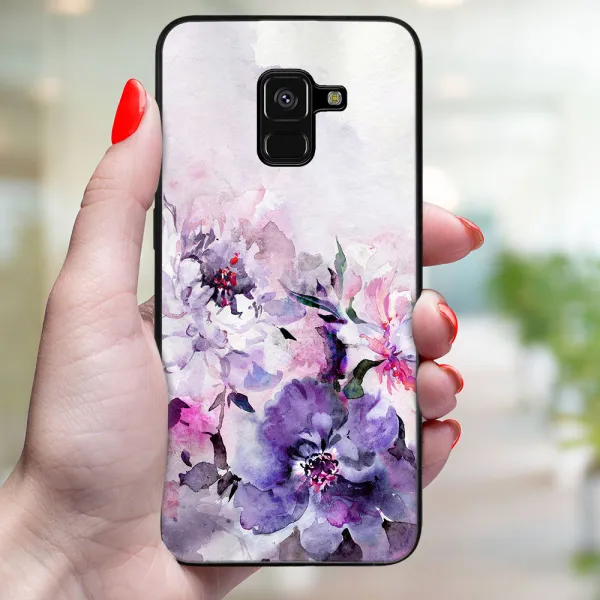 MY ART Ochranný kryt pre Samsung Galaxy A8 2018 (A530) PEONIES (156)