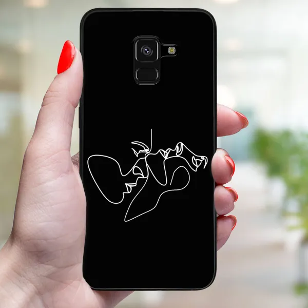 MY ART Ochranný kryt pre Samsung Galaxy A8 2018 (A530) FACES (196)