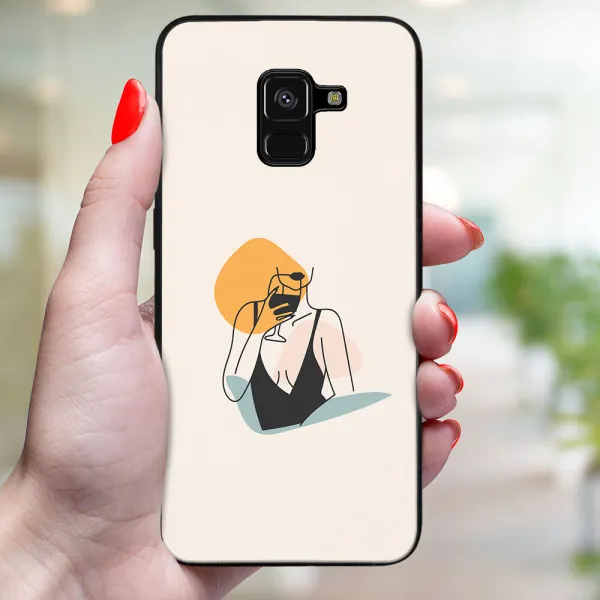 MY ART Ochranný kryt pre Samsung Galaxy A8 2018 (A530) WOMAN (197)