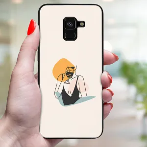 MY ART Ochranný kryt pre Samsung Galaxy A8 2018 (A530) WOMAN (197)