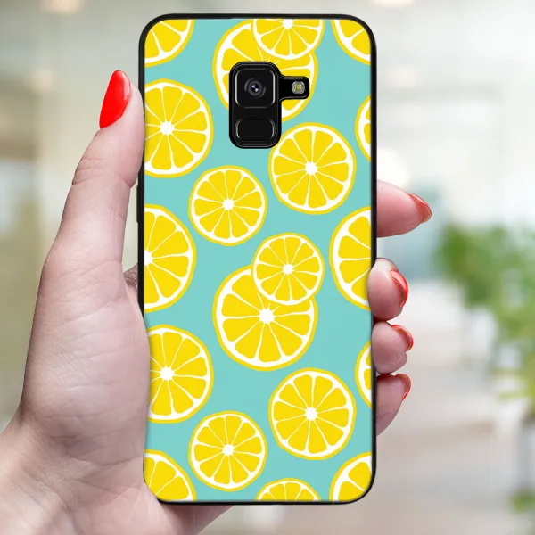 MY ART Ochranný kryt pre Samsung Galaxy A8 2018 (A530) LEMON (121)