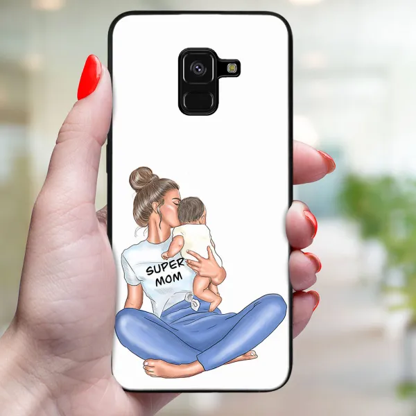 MY ART Ochranný kryt pre Samsung Galaxy A8 2018 (A530) SUPERMOM (112)