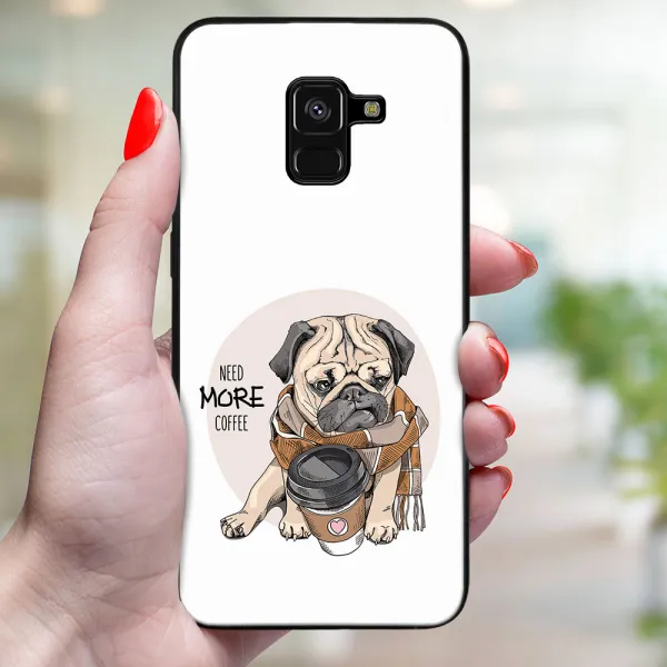 MY ART Ochranný kryt pre Samsung Galaxy A8 2018 (A530) MORE COFFEE (184)