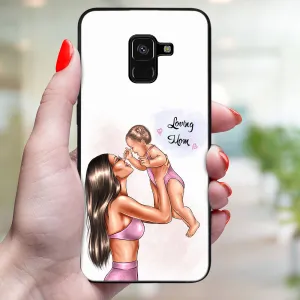 MY ART Ochranný kryt pre Samsung Galaxy A8 2018 (A530) LOVING MOM (115)