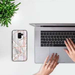 MY ART Ochranný kryt pre Samsung Galaxy A8 2018 (A530) PINK MARBLE (143)