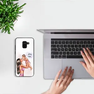 MY ART Ochranný kryt pre Samsung Galaxy A8 2018 (A530) LOVING MOM (115)