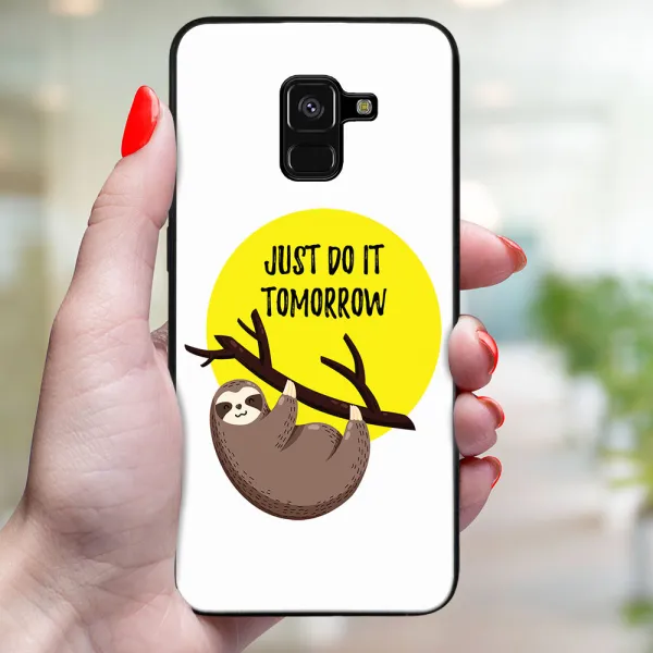 MY ART Ochranný kryt pre Samsung Galaxy A8 2018 (A530) SLOTH (188)