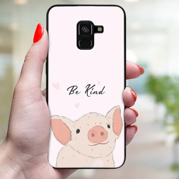MY ART Ochranný kryt pre Samsung Galaxy A8 2018 (A530) BE KIND (190)