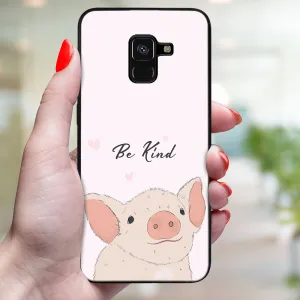 MY ART Ochranný kryt pre Samsung Galaxy A8 2018 (A530) BE KIND (190)