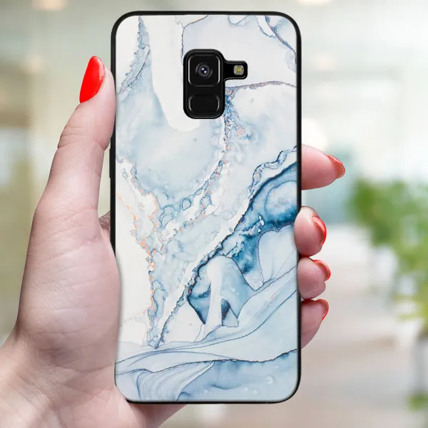 MY ART Ochranný kryt pre Samsung Galaxy A8 2018 (A530) LIGHT BLUE (149)