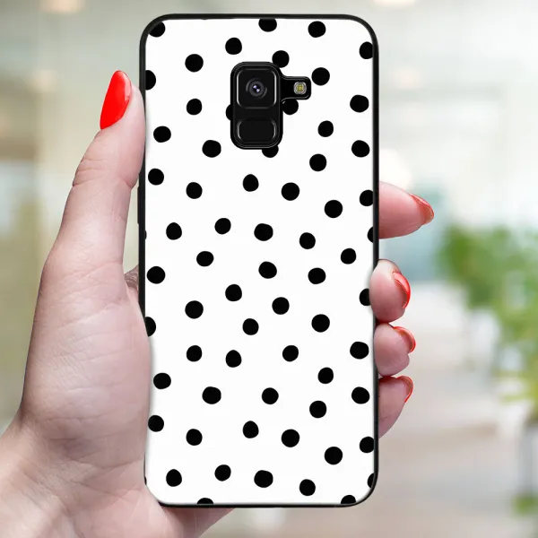 MY ART Ochranný kryt pre Samsung Galaxy A8 2018 (A530) DOTS (168)