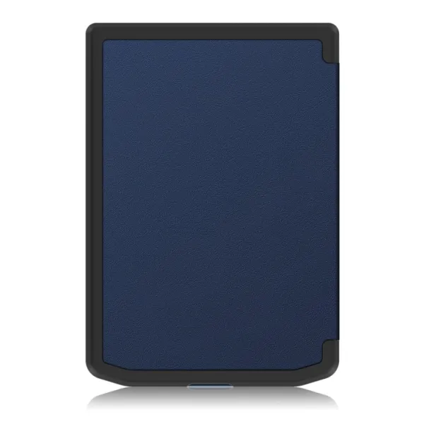 LEATHER Zaklápací kryt pre PocketBook Verse Pro modrý