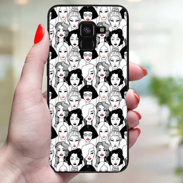 MY ART Ochranný kryt pre Samsung Galaxy A8 2018 (A530) LIPSTICK (174)