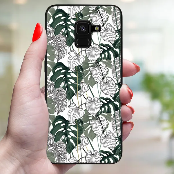 MY ART Ochranný kryt pre Samsung Galaxy A8 2018 (A530) LEAF (175)