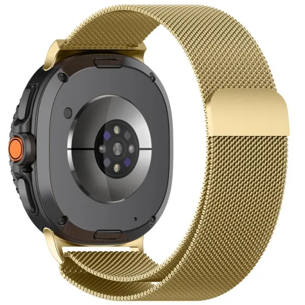 MILANESE Kovový remienok pre Samsung Galaxy Watch8 / Watch8 Classic zlatý