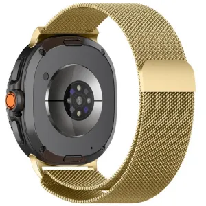 MILANESE Kovový remienok pre Samsung Galaxy Watch8 / Watch8 Classic zlatý