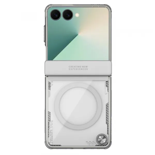 NILLKIN ICEBLADE Ochranný kryt s MagSafe Samsung Galaxy Z Flip7 5G priehľadný