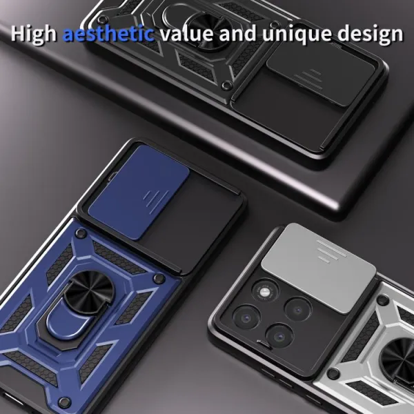 RING CAMERA Kryt s držiakom pre Motorola Moto G86 Power 5G ružový