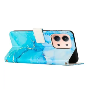 ART MARBLE Peňaženkový kryt pre Xiaomi Redmi 15C / Redmi 15C 5G BLUE