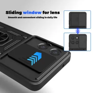 RING CAMERA Kryt s držiakom pre Motorola Moto G86 Power 5G ružový