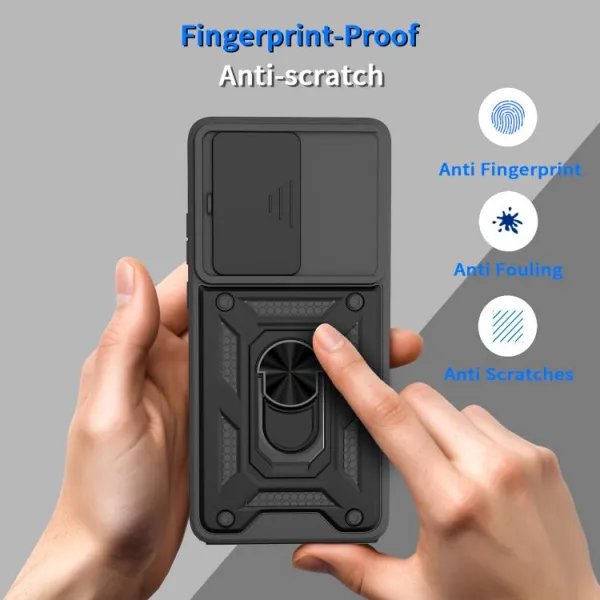 RING CAMERA Kryt s držiakom pre Motorola Moto G86 Power 5G ružový