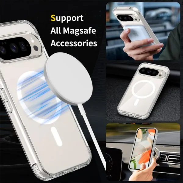 TRANSPARENT MAGSAFE Kryt pre Google Pixel 10 / Google Pixel 10 Pro priehľadný