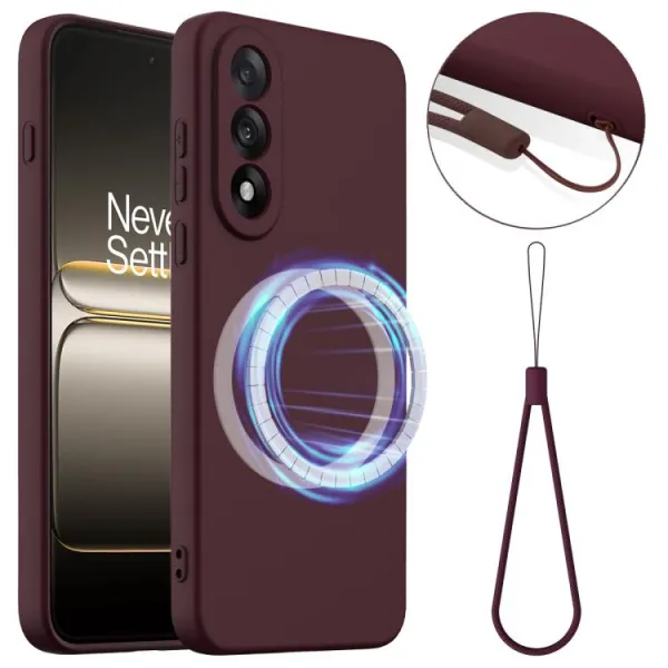 RUBBER MAGSAFE Silikónový kryt pre OnePlus Nord 5 5G PLUM
