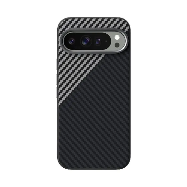 ABEEL C CARBON Ochranný kryt pre Google Pixel 10 / Google Pixel 10 Pro BLACK-GREY