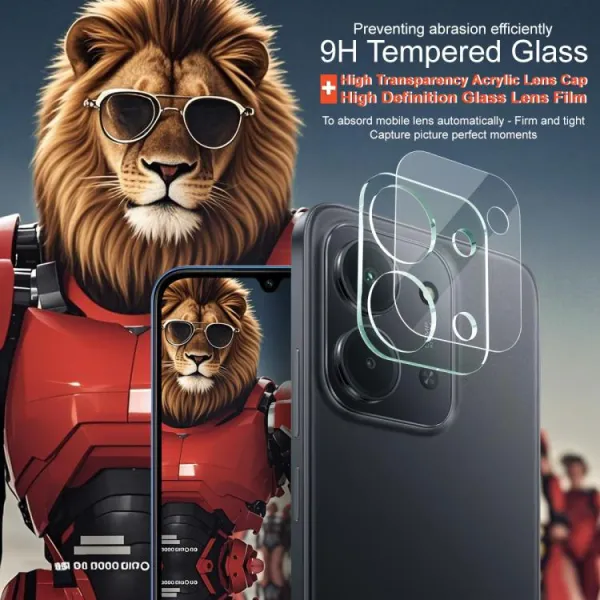 IMAK FULL COVER Sklo pre fotoaparát Xiaomi Redmi 15C / Redmi 15C 5G