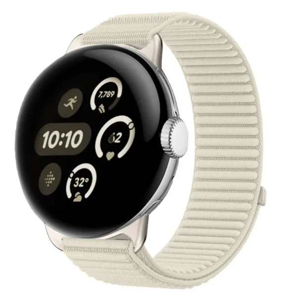 NYLON Vymeniteľný remienok pre Google Pixel Watch 4 45mm / Pixel Watch 3 45mm STARLIGHT