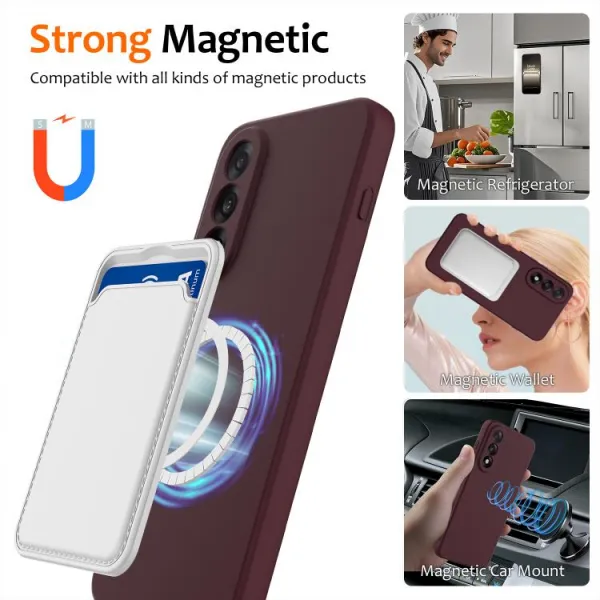 RUBBER MAGSAFE Silikónový kryt pre OnePlus Nord 5 5G PLUM