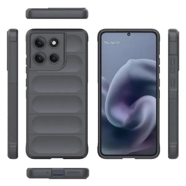 STEPS Ochranný kryt pre Motorola Moto G86 Power 5G tmavošedý